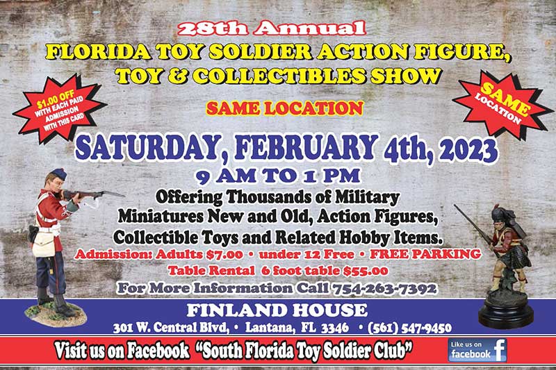South Florida Toy Soldier Annual Show - Feb 4 2023